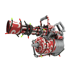 Festivized Frost Ornamented Minigun (Minimal Wear)