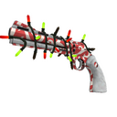 Strange Festivized Specialized Killstreak Frost Ornamented Revolver (Minimal Wear)