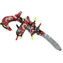 Unusual Festivized Professional Killstreak Frost Ornamented Jag (Field-Tested) (Isotope)