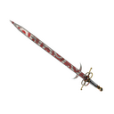 Unusual Specialized Killstreak Frost Ornamented Claidheamh Mòr (Well-Worn) (Isotope)