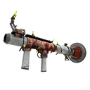 Unusual Festivized Snow Covered Rocket Launcher (Well-Worn) (Cool)