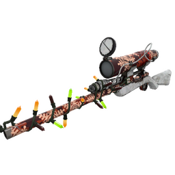 Festivized Snow Covered Sniper Rifle (Well-Worn)