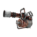 Strange Snow Covered Minigun (Battle Scarred)