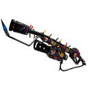 Unusual Festivized Calavera Canvas Flame Thrower (Field-Tested) (Hot)