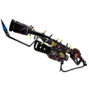 Unusual Festivized Calavera Canvas Flame Thrower (Well-Worn) (Hot)