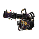 Strange Festivized Calavera Canvas Minigun (Well-Worn)
