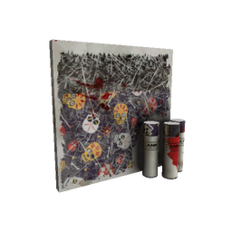 Strange Calavera Canvas War Paint (Battle Scarred)