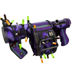 Festivized Ghost Town Stickybomb Launcher (Battle Scarred)