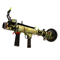 Festivized Electroshocked Rocket Launcher (Battle Scarred)