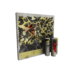 free tf2 item Strange Electroshocked War Paint (Battle Scarred)