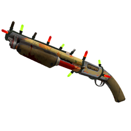 free tf2 item Festivized Killstreak Pumpkin Pied Shotgun (Battle Scarred)