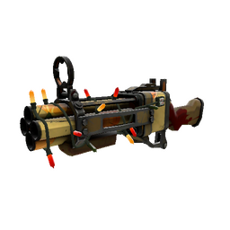 free tf2 item Strange Festivized Pumpkin Pied Iron Bomber (Well-Worn)