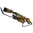 Strange Festivized Pumpkin Pied Flame Thrower (Well-Worn)