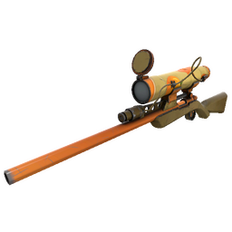 Strange Pumpkin Pied Sniper Rifle (Field-Tested)