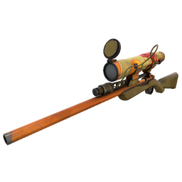 Pumpkin Pied Sniper Rifle (Well-Worn)