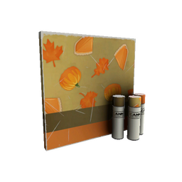 free tf2 item Strange Pumpkin Pied War Paint (Minimal Wear)