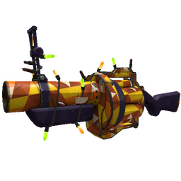 Unusual Festivized Specialized Killstreak Candy Coated Grenade Launcher (Minimal Wear)