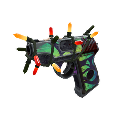 Festivized Spectrum Splattered Pistol (Battle Scarred)