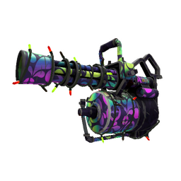 Festivized Spectrum Splattered Minigun (Well-Worn)