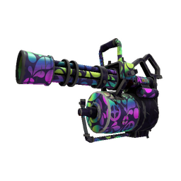 Spectrum Splattered Minigun (Well-Worn)