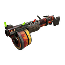 Unusual Festivized Professional Killstreak Organ-ically Hellraised Panic Attack (Battle Scarred) (Isotope)