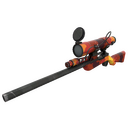 Unusual Professional Killstreak Organ-ically Hellraised Sniper Rifle (Field-Tested) (Isotope)
