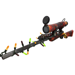 Festivized Organ-ically Hellraised Sniper Rifle (Battle Scarred)