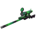 Unusual Professional Killstreak Helldriver Sniper Rifle (Field-Tested) (Isotope)