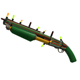 Strange Festivized Specialized Killstreak Winterland Wrapped Shotgun (Field-Tested)