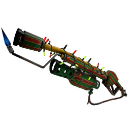 Festivized Winterland Wrapped Flame Thrower (Field-Tested)