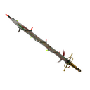 Strange Festivized Winterland Wrapped Claidheamh Mòr (Battle Scarred)