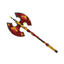 Strange Festivized Specialized Killstreak Gift Wrapped Scotsman's Skullcutter (Field-Tested)