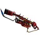Unusual Festivized Gift Wrapped Flame Thrower (Field-Tested) (Isotope)