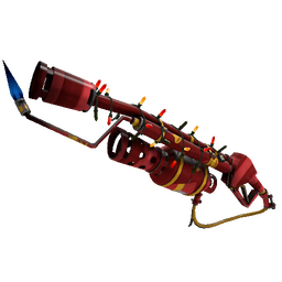 Festivized Gift Wrapped Flame Thrower (Minimal Wear)
