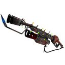 Festivized Gift Wrapped Flame Thrower (Battle Scarred)