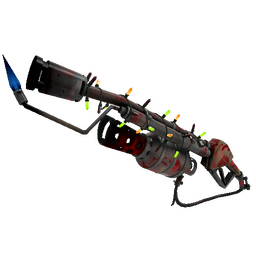 Festivized Gift Wrapped Flame Thrower (Battle Scarred)