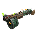 Unusual Festivized Professional Killstreak Alpine Panic Attack (Well-Worn) (Isotope)