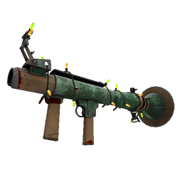 Strange Festivized Alpine Rocket Launcher (Battle Scarred)