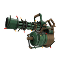 Unusual Festivized Specialized Killstreak Alpine Minigun (Minimal Wear) (Isotope)