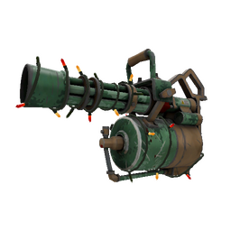 Strange Festivized Alpine Minigun (Well-Worn)