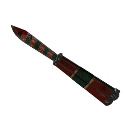 free tf2 item Sleighin' Style Knife (Well-Worn)