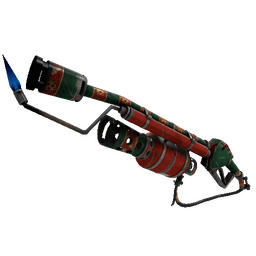 free tf2 item Sleighin' Style Flame Thrower (Well-Worn)
