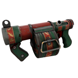 free tf2 item Sleighin' Style Stickybomb Launcher (Battle Scarred)