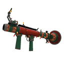Unusual Festivized Sleighin' Style Rocket Launcher (Field-Tested) (Isotope)
