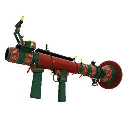 Strange Festivized Sleighin' Style Rocket Launcher (Minimal Wear)