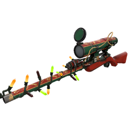 Festivized Sleighin' Style Sniper Rifle (Well-Worn)