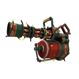 Festivized Sleighin' Style Minigun (Field-Tested)