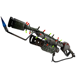 free tf2 item Festivized Smissmas Camo Flame Thrower (Well-Worn)