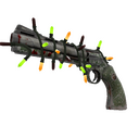 Strange Festivized Smissmas Camo Revolver (Battle Scarred)