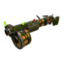 Unusual Festivized Specialized Killstreak Gourdy Green Panic Attack (Field-Tested) (Cool)